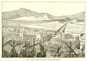 Piraeus लंबी दीवारों के साथ, बहाल द्वारा अंग्रेजी स्कूल