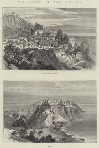रिवेरा में रानी (उत्कीर्णन) द्वारा अंग्रेजी स्कूल