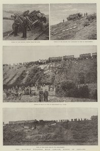 अरमाघ, आयरलैंड के उत्तर के पास रेलवे आपदा (उत्कीर्णन) द्वारा अंग्रेजी स्कूल