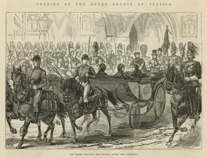 द रॉयल कोर्ट ऑफ़ जस्टिस: द क्वीन ऑफ़ द कोर्ट्स ऑफ़ द फंक्शन द्वारा अंग्रेजी स्कूल