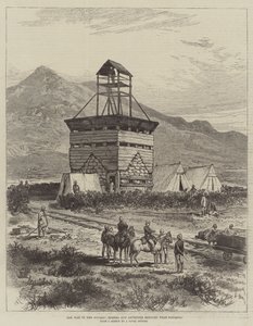 सौदन, ज़ेरेबा और सौआकिम के पास उन्नत रिडाउट में युद्ध (उत्कीर्णन) द्वारा अंग्रेजी स्कूल