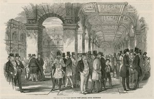 व्यापारी चलते हैं (दक्षिण पश्चिम कोण), रॉयल एक्सचेंज द्वारा अंग्रेजी स्कूल