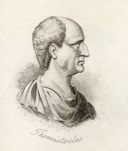 Themistocles, &39;क्रैब्स हिस्टोरिकल डिक्शनरी&39; से, 1825 में प्रकाशित हुआ द्वारा अंग्रेजी स्कूल