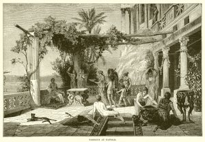 Capreae पर Tiberius द्वारा अंग्रेजी स्कूल