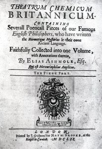 इलिआस एशमोल द्वारा ब्रिटेन में थिएटर रसायन शास्त्र सूचकांक, 1652 (प्रिंट) द्वारा अंग्रेजी स्कूल