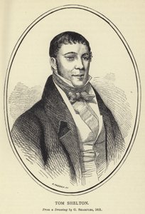 टॉम शेल्टन, जी शेरन्स द्वारा एक ड्राइंग से, 1821 द्वारा अंग्रेजी स्कूल