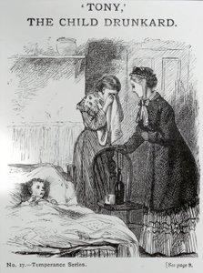 टोनी, बच्चे नशे में, c.1860 द्वारा अंग्रेजी स्कूल