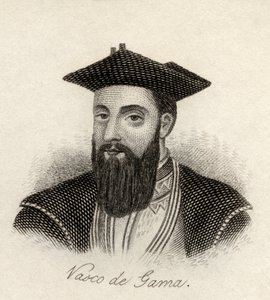 वास्को डी गामा, &39;क्रैब्स हिस्टोरिकल डिक्शनरी&39; से, 1825 में प्रकाशित हुआ द्वारा अंग्रेजी स्कूल