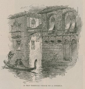लंदन में वेनिस: ओलंपिया में रेखाचित्र - एक गोंडोला पर वेनिस के माध्यम से एक यात्रा द्वारा अंग्रेजी स्कूल