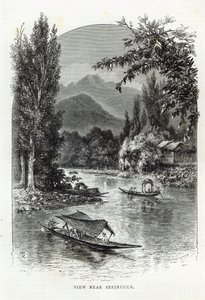 1888 में &39;आराम घंटे&39; से सेरिनगुर के पास का दृश्य द्वारा अंग्रेजी स्कूल