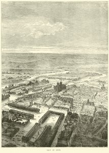 मेट्ज़ का दृश्य, अक्टूबर 1870 द्वारा अंग्रेजी स्कूल