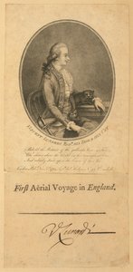 विंसेंट लुनार्डी, 1784 (स्टेपल उत्कीर्णन) द्वारा अंग्रेजी स्कूल