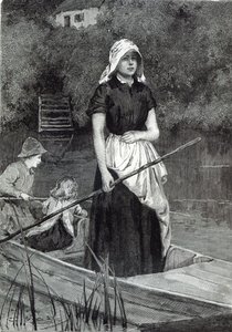 वेटिंग फॉर फादर, &39;लीजर आवर&39;, 1888 से द्वारा अंग्रेजी स्कूल
