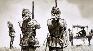 वाल्टर ग्रीनवे, एक उच्च रैंकिंग जर्मन गोला बारूद निरीक्षक के रूप में प्रच्छन्न द्वारा अंग्रेजी स्कूल