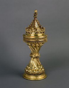 वार्डन हिल्स सॉल्ट, न्यू कॉलेज, ऑक्सफोर्ड बाय वाल्टर हिल, 1475-94 से वार्डन, c.1475-94 (सिल्वर-गिल्ट) (355577 भी देखें) द्वारा अंग्रेजी स्कूल