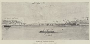 वेई-है-वेई, पूर्वी प्रवेश द्वार (उत्कीर्णन) द्वारा अंग्रेजी स्कूल