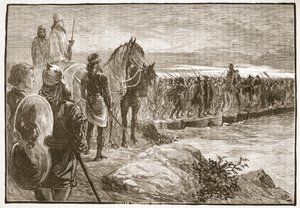 Xerxes ने Hellespont को पार किया द्वारा अंग्रेजी स्कूल