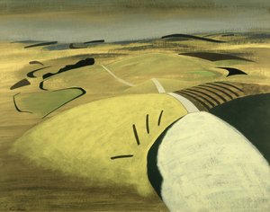 डाउन ओवर रोड, 1983 (कार्ड पर एक्रिलिक)