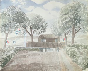 एरोड्रम, सी। 1942 द्वारा एरिक Ravilious