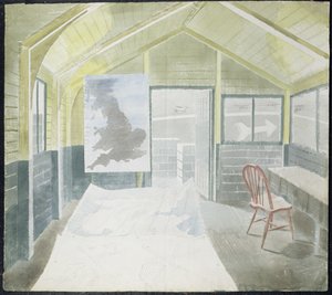 ऑपरेशन कक्ष, c.1941-42 द्वारा एरिक Ravilious