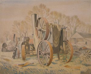 द ट्रेक्टर, 1933 द्वारा एरिक Ravilious