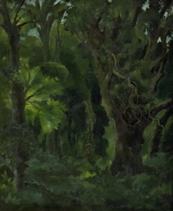 वनाच्छादित परिदृश्य. quot;नॉर्डिक वनquot; द्वारा एरिक स्टेहर नीलसन