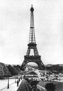 Trocadero, पेरिस, 1931 से एफिल टॉवर। द्वारा अर्नेस्ट फ्लेमरियन