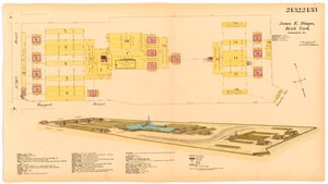 हेक्सामर जनरल सर्वे; मात्रा 25, प्लेट 2432-2433, 1891 (हाथ से सजी रंग की)