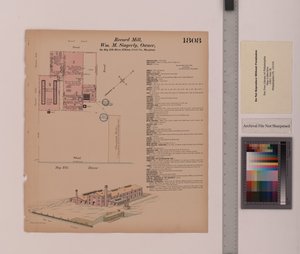 रिकॉर्ड मिल, एल्कटन, मैरीलैंड, हेक्सामर जनरल सर्वे, 1884