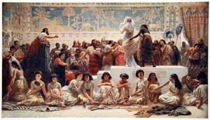 द बेबीलोनियन मैरिज मार्केट, 1915।