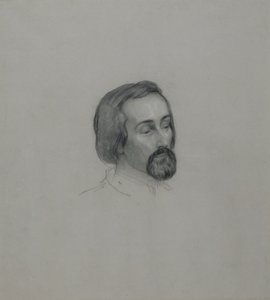 कवि हेनरिक हेन का चित्र 1797-1856, 1851 द्वारा अर्न्स्ट बेनेडिक्ट कीट्ज़ो