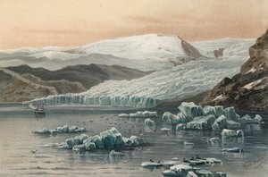 टाइन्डल ग्लेशियर, उत्तर-पश्चिम ग्रीनलैंड द्वारा अर्नस्ट हेय