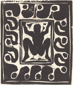 न्यूड डांसर, 1906। द्वारा अर्नस्ट लुडविग किरचनर