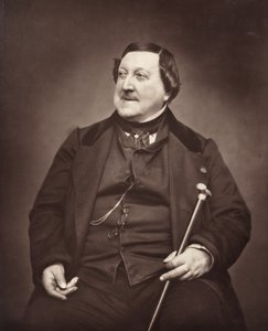 Gioachino एंटोनियो रॉसिनी इतालवी संगीतकार, 1792-1868, 1862। द्वारा एटिने कारजाटा