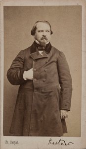 संगीतकार जीन-जॉर्जेस कास्टनर का पोर्ट्रेट 1810-1867, 1867। द्वारा एटिने कारजाटा