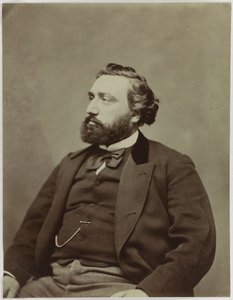 फ्रांस के प्रधान मंत्री लियोन गैम्बेटा का पोर्ट्रेट 1838-1882। द्वारा एटिने कारजाटा
