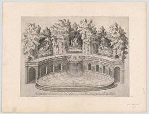 रोमन भव्यता का दर्पण: टिवोली में विला डी'एस्ट का फाउंटेन और गार्डन, 1575., 1575। द्वारा एटिने डुपेरासी