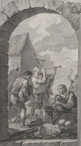पेरिस में संस्थापकों का चैपल: चरवाहों का समूह: तुरही के खिलाड़ी और मी..., 1754।