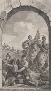 पेरिस में द चैपल ऑफ़ द फाउंडिंग्स: द सूट ऑफ़ द मैगी: कैवलियर्स, 1756। द्वारा एटियेन फ़ेसार्ड