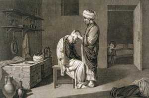 द बार्बर, 1822 द्वारा एटिने फ्रेडरिक लिग्नन