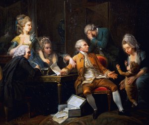 टूटा हुआ अनुबंध, ज्योरात एटिने (1699-1789), फ्रांस द्वारा पेंटिंग