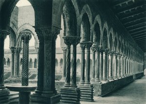 बेनेडिक्टाइन मठ के मठ, मॉरेले, सिसिली, इटली, 1927