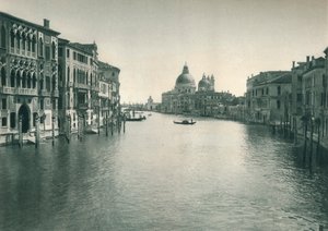ग्रांड कैनाल और चर्च ऑफ़ सांता मारिया डेला सेल्यूट, वेनिस, इटली, 1927 द्वारा यूजेन पोपेल