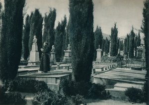 कब्रिस्तान का हिस्सा, पलेर्मो, सिसिली, इटली, 1927 द्वारा यूजेन पोपेल