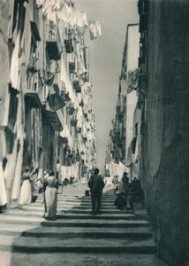 उपनगर, नेपल्स, इटली में सड़क, 1927 द्वारा यूजेन पोपेल