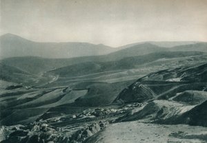 सल्फर माइंस, एग्रीजेंटो, सिसिली, इटली, 1927 का दृश्य