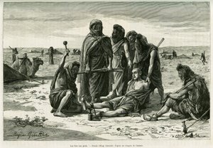 पैरो पर जाएगा वसीयतनामा। एडोर्ड चार्टन (1807-1890), हैचेट, पेरिस के निर्देशन में, 1887 में केमिली डोल्स द्वारा, केमिली डोल्स द्वारा, 1888 में, एडोर्ड चार्टन (1807-1890) के निर्देशन में, कहानी को चित्रित करने के लिए यूजीन गिरार्डेट द्वारा उत्कीर्णन, Cinq mo द्वारा यूजीन एलेक्सिस गिरार्डेट