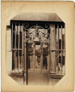 एल्बम "पुराने पेरिस के इतिहास के दस्तावेज" से पृष्ठ, c.1910 द्वारा यूजेन एटगेट