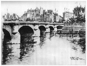 पोंट न्यूफ़, c1870-1930 1924
