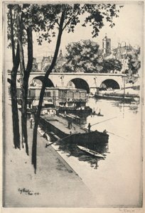 वाशिंग बोट्स, 1915 द्वारा यूजीन बियोट